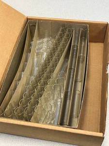 lot 8 image: Half Box of Merco Shell Vial Short Style 2 Dram, 60x17mm