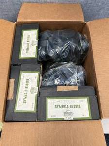 lot 26 image: Full Box of RUBBER STOPPERS, Size 11, Solid, 1 Hole, 2 Hole