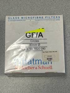 lot 40 image: Glass Microfibre Filters, GFA Circles, 90mm Cat No. 1820 090 - Whatman Schliecher & Schuell