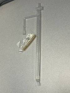 lot 59 image: Glass Manometer With Stopcock and Side Bar, 30ml Merco Brand