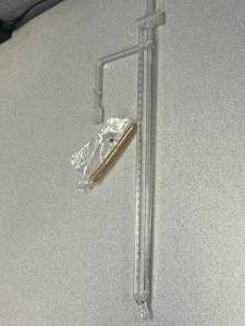 lot 60 image: Glass Manometer With Stopcock and Side Bar, 30ml Merco Brand