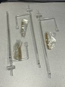 lot 64 image: 3 - Glass Manometer With Stopcock and Side Bar, 30ml Merco Brand
