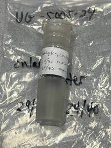 lot 74 image: Used Glass Adapter 2440 Top to 2942 Inner Bottom