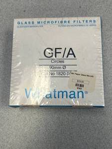 lot 81 image: Whatman Glass Microfibre Filters GFA Circles 90mm Cat No 1820 090