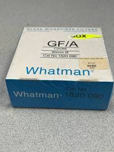 lot 82 image: Whatman Glass Microfibre Filters GFA Circles 90mm Cat No 1820 090