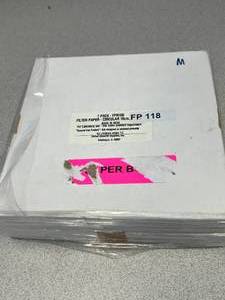 lot 109 image: 2 Packs of Filter Paper - 18cm Circular
