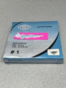 lot 110 image: 1 Pack of 15cm Filter Paper Qualitative