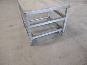 lot 45 image: Heavy Duty Cart, 36x36, Adjustable ...