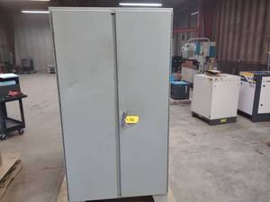 lot 152 image: Heavy Duty Cabinet with Punch Press...