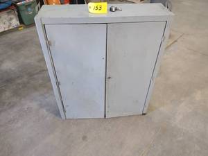 lot 153 image: Heavy Duty Cabinet with Punch Press...