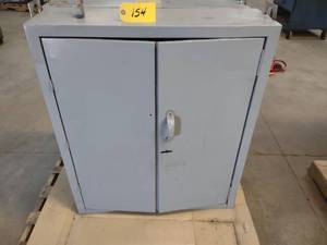 lot 154 image: Heavy Duty Cabinet with Punch Press...