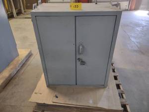 lot 155 image: Heavy Duty Cabinet with Punch Press...