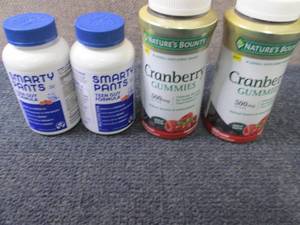 lot 16 image: 2-,150 ct Cranberry Gummies,Smarty ...