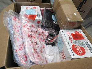 lot 18 image: Box of Assorted Unsold Small Overst...