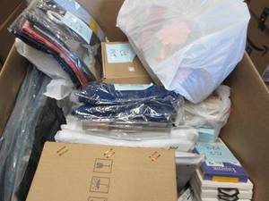lot 20 image: Box of Assorted Unsold Small Overst...