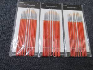 lot 55 image: 3 Sets Detail Paint Brushes...