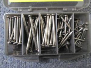lot 80 image: 4- 150ct Steel Nails...