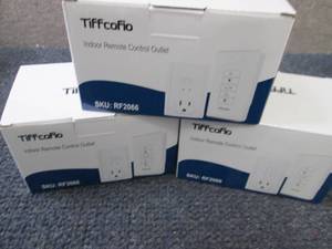 lot 119 image: 3-Indoor Remote Control Outlet Plug...