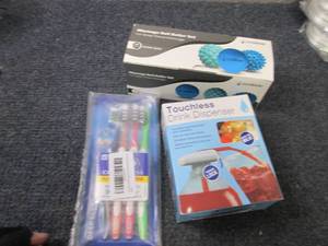 lot 127 image: Massage Roller Balls, Toothbrushes,...