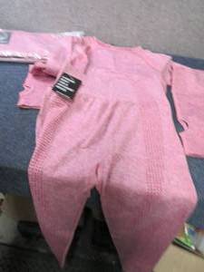 lot 138 image: 2 Large Ladies Gym Wolf Yoga Sets...