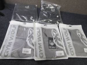 lot 149 image: 5 pr Medium Gym Wolf Shorts...