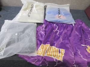 lot 157 image: 4 pr Mens XL Gym Wolf Shorts...