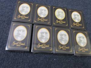 lot 189 image: 8 Decks Sealed Jack Daniels Playing...