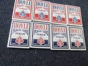 lot 199 image: 8 Packs of Hoyle Offical Poker Play...