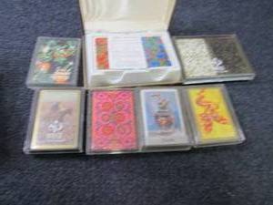 lot 216 image: 9 Cased Decks of Playing Cards...