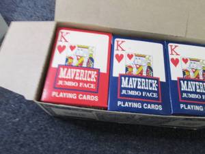 lot 218 image: 12 Decks of Maverick Playing Cards...