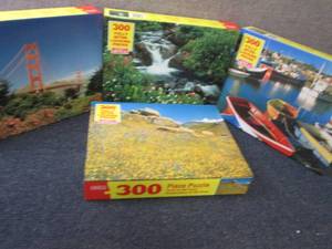 lot 237 image: 4- 300 pc Sealed Jigsaw Puzzles...