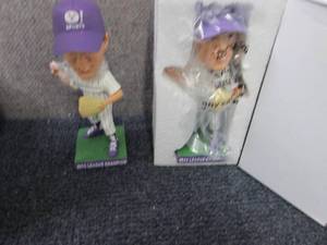 lot 259 image: 3- Yahoo Sports 2010 Bobble Heads...