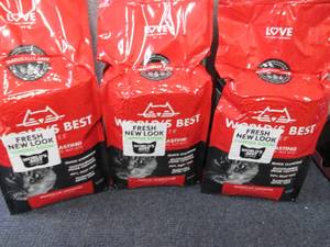 lot 272 image: 3- 8 lb Bags Worlds Best Cat Litte...