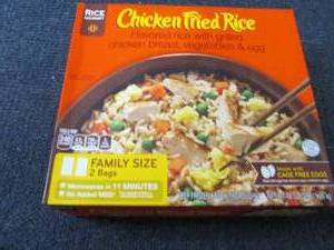 lot 281 image: BB 48 oz FROZEN Chicken Fried Rice...