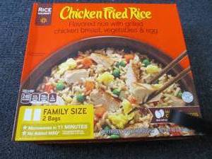 lot 282 image: BB 48 oz FROZEN Chicken Fried Rice...