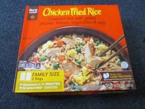 lot 283 image: BB 48 oz FROZEN Chicken Fried Rice...