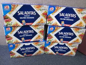 lot 300 image: 6 Boxes of 42pks Saladitas Saltine ...