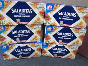 lot 301 image: 6 Boxes of 42pks Saladitas Saltine ...