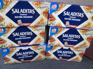 lot 303 image: 6 Boxes of 42pks Saladitas Saltine ...