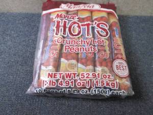 lot 331 image: 10- 5.29 oz Manze Hots Crunchy Hot...