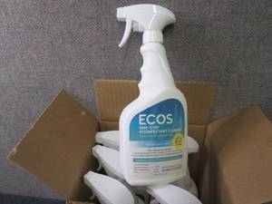 lot 338 image: 6- 24 oz Ecos One Step Disinfectant...