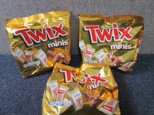 lot 354 image: 3- 9.7 oz Twix Minis...