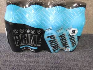 lot 366 image: 8- 16.9 oz Prime Blue Raspberry...