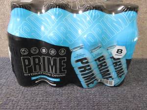 lot 367 image: 8- 16.9 oz Prime Blue Raspberry...