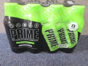 lot 375 image: 8- 16.9 oz Prime Lemon Lime...