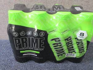 lot 378 image: 8- 16.9 oz Prime Lemon Lime...