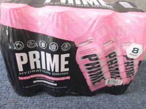 lot 382 image: 8- 16.9 oz Prime Strawberry Waterme...