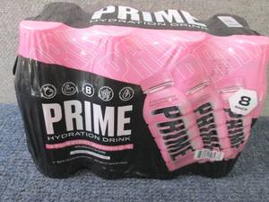 lot 384 image: 8- 16.9 oz Prime Strawberry Waterme...