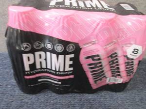 lot 387 image: 8- 16.9 oz Prime Strawberry Waterme...