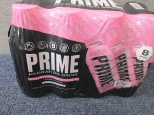 lot 388 image: 8- 16.9 oz Prime Strawberry Waterme...